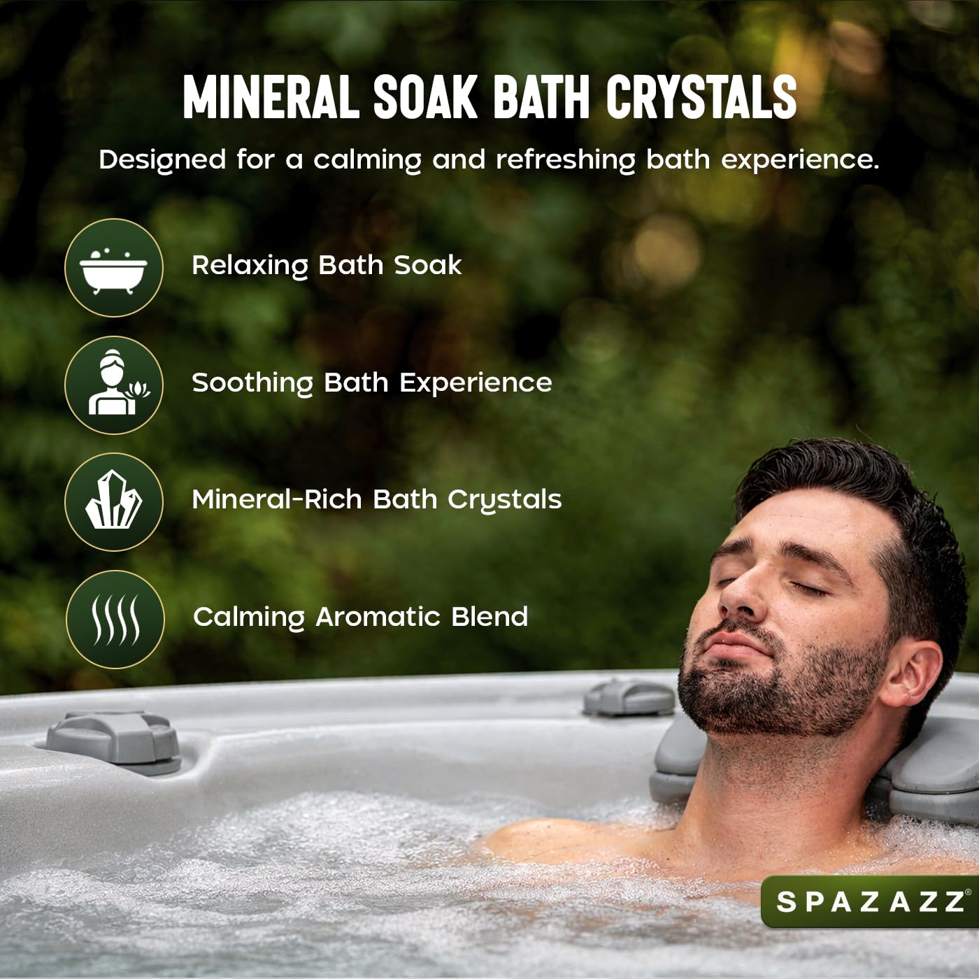 Spazazz RX Therapy Hot Tub Spa and Bath Aromatherapy Salt Crystals 4oz 8 Pack Sample Bundle Includes Muscle - Joint - Detox - Stress - Respiratory Beauty and Personal Care Spazazz