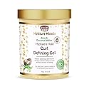 African Pride Moisture Miracle Hydrate & Hold Curl Defining Gel for Curly & Coily Hair, Controls Frizz, Hydrates, Defines Coils & Curls, No Flakes Beauty & Personal Care African Pride