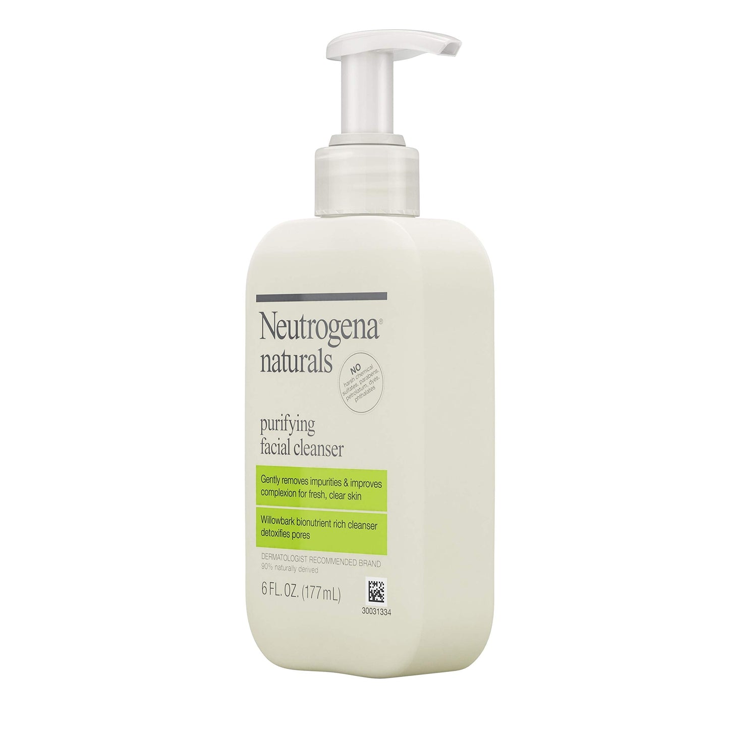 Neutrogena Naturals Purifying Daily Facial Cleanser with Natural Salicylic Acid from Willowbark Bionutrients, Hypoallergenic, Non-Comedogenic Beauty & Personal Care Neutrogena