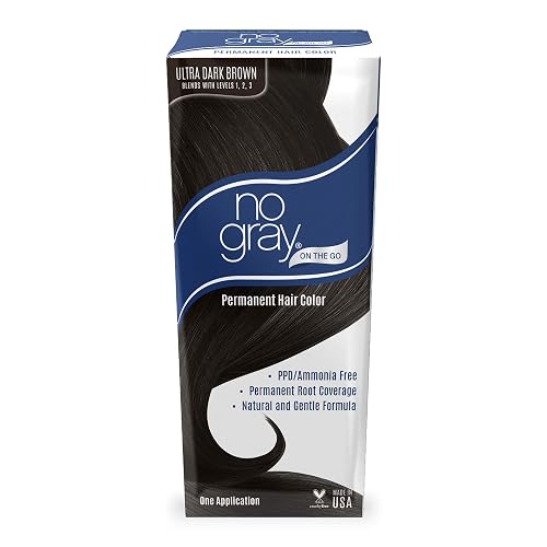 No Gray Permanent Root Touch up in Ultra Dark Brown (PPD and Ammonia Free) Beauty & Personal Care No Gray