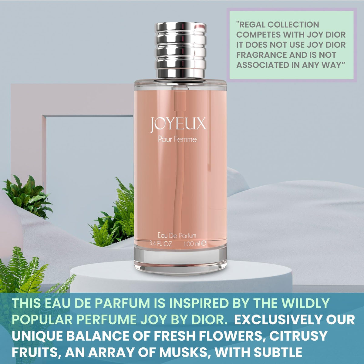 Regal Fragrances Perfume for Women - INSPIRED by A WORLD RENOWED WOMEN'S PERFUME - Bergamot, Jasmine, Musk, Patchouli - Fresh, Feminine, Soft Beauty & Personal Care Regal Fragrances