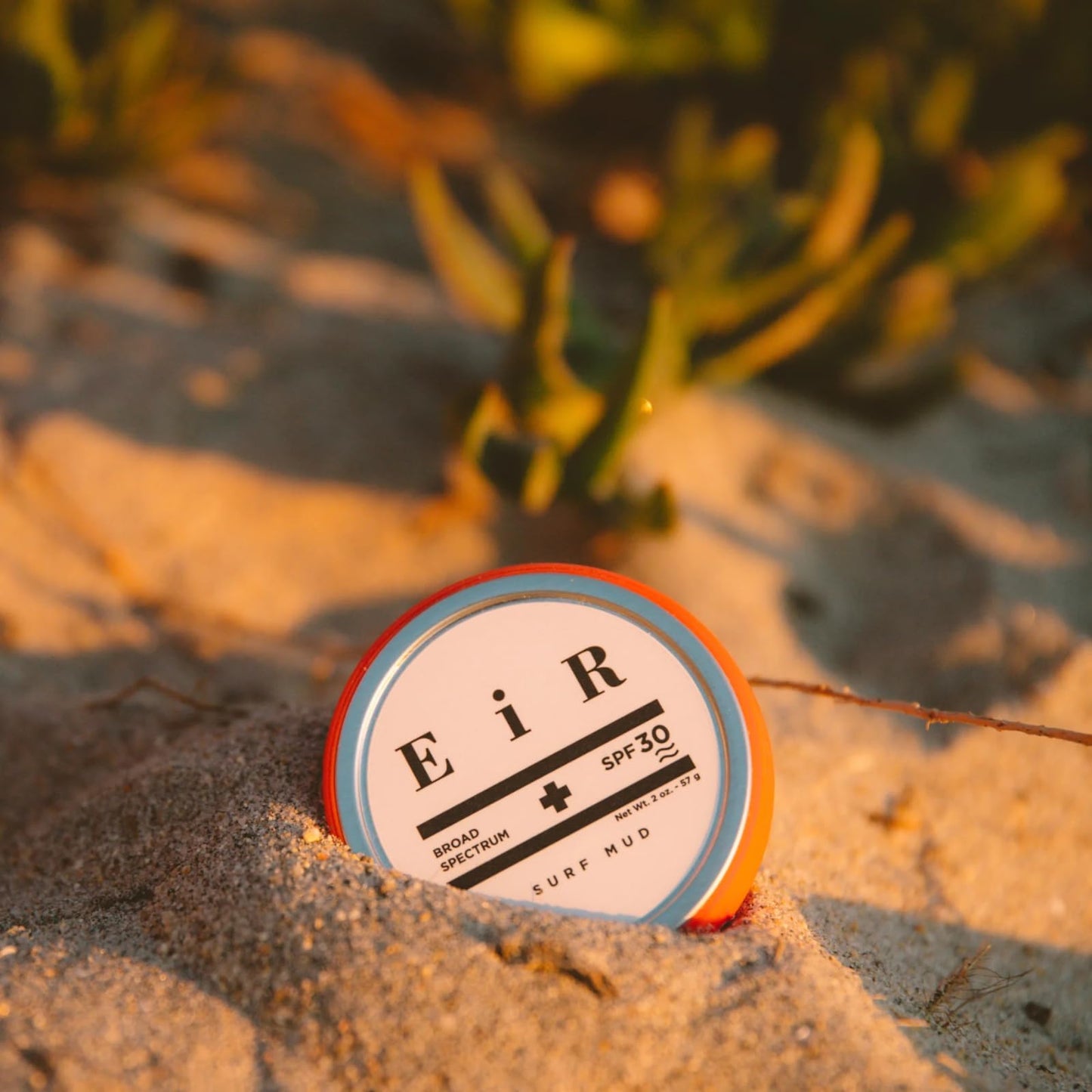 EiR NYC Surf Mud Sun Protection Balm SPF30 | All-Natural Mineral Sunscreen with Non-Nano Zinc Oxide, Cocoa Butter, Coconut Oil & Beeswax | Beauty & Personal Care EiR NYC