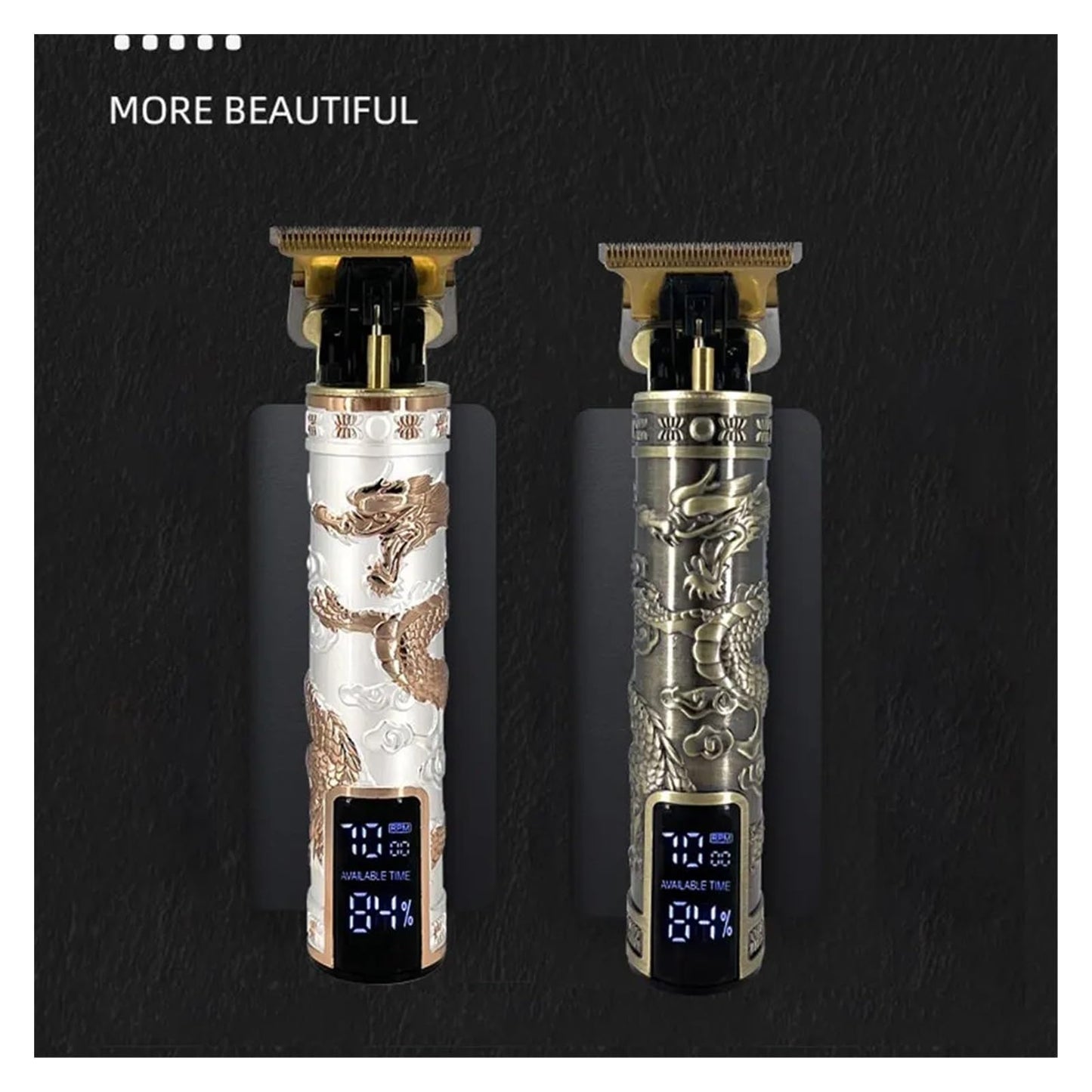 Razors LED Display Engraving Portable Hair Trimmer Waterproof Long Standby Salon and Home Rechargeable Electric Clipper(H78) Beauty and Personal Care EWKYLSEM