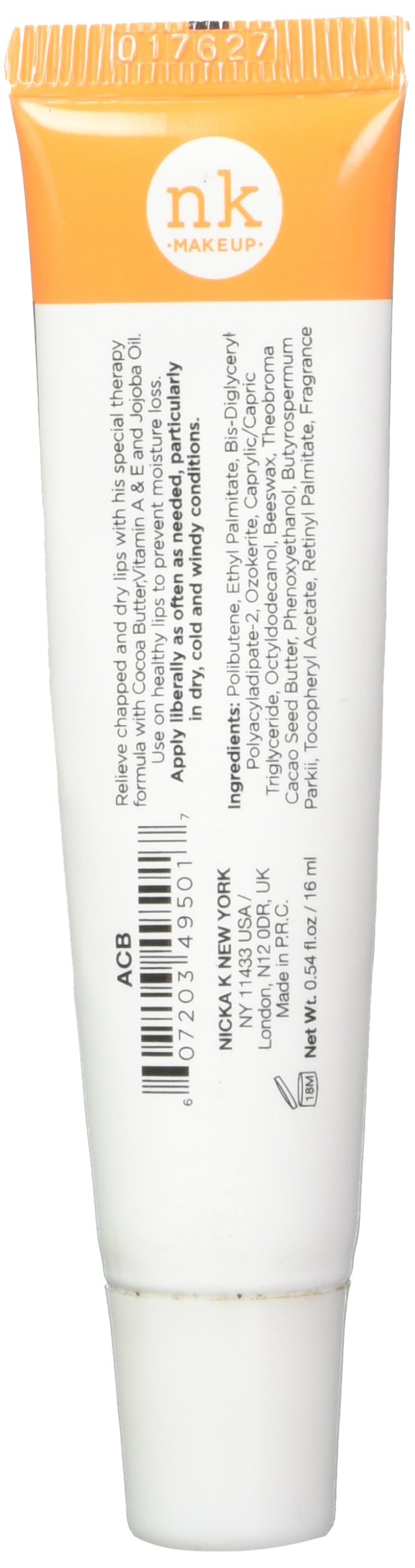 Nicka K Cocoa Butter Lip Therapy, 0.54 Ounce Beauty & Personal Care NICKA K NEW YORK