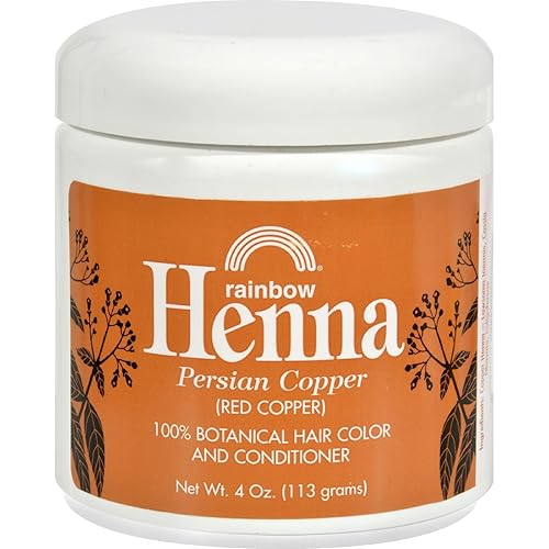 Rainbow Research Henna Hair Color and Conditioner Persian Copper, 4 oz., Red Beauty & Personal Care Rainbow Research