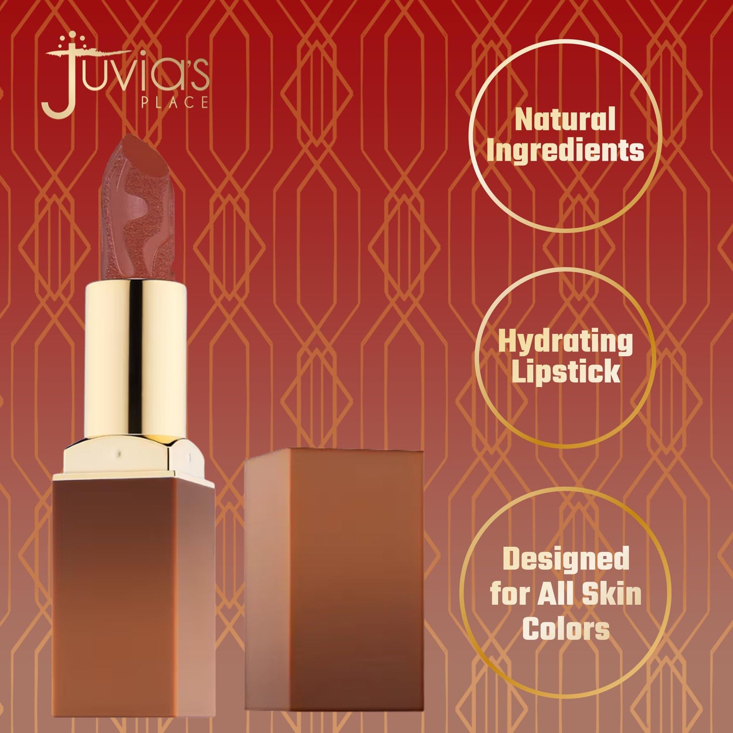 Juvia's Place Nubian Earth Matte Lipstick Clay - Hydrating Long-lasting Lipstick, Richly Pigmented Lip Makeup, Creamy with Matte Finish Beauty & Lip Beauty & Personal Care Juvia's Place