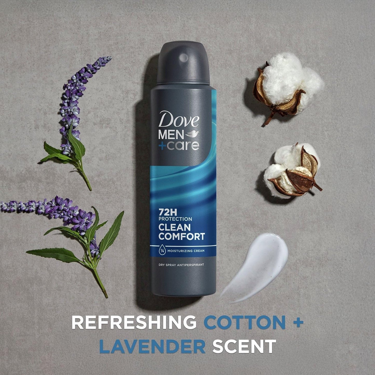 Dove Men's+Care Clean Comfort Antiperspirant Deodorant Dry Spray, 3.8 Oz., 3 Ct Beauty and Personal Care Dove