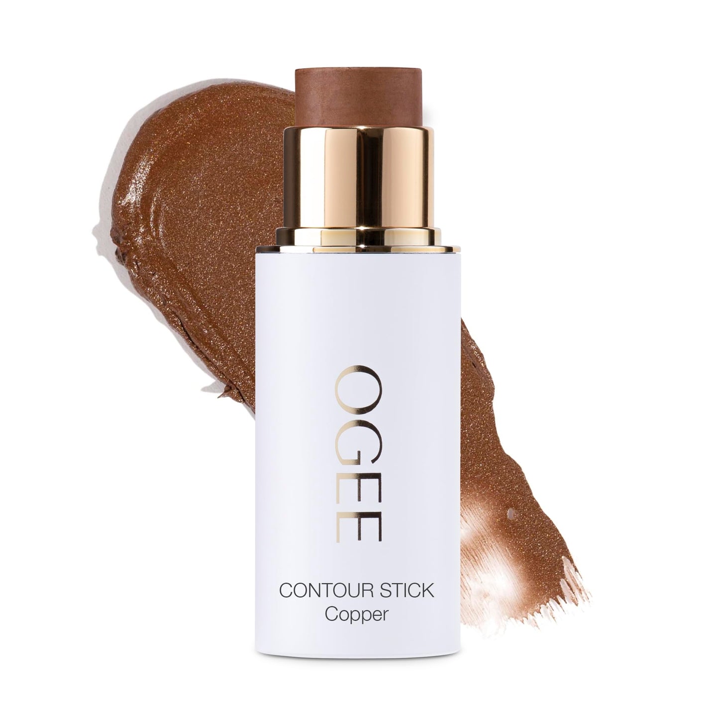 Ogee Sculpted Face Stick (COPPER - RADIANT COCOA) Certified Organic Bronzer Stick & Contour Makeup - Multi-Use Bronzer Stick for Face Beauty and Personal Care Ogee