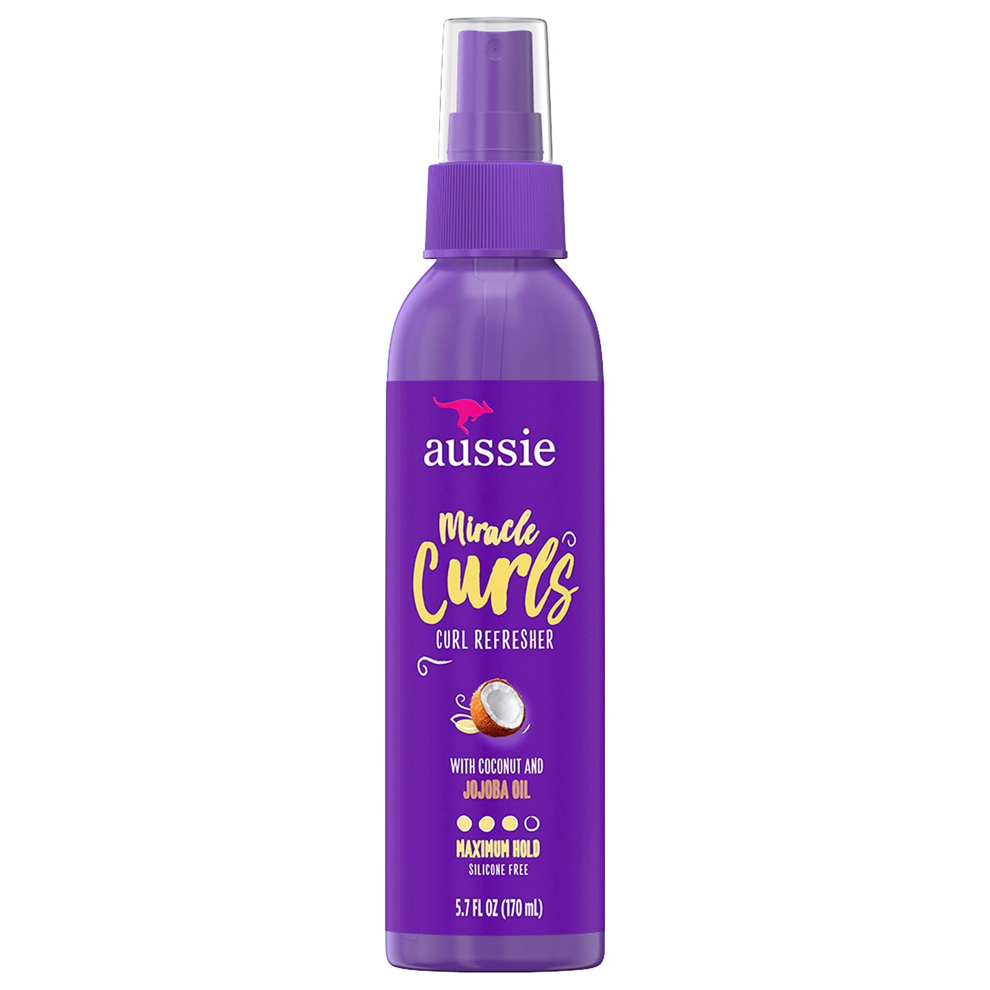 Aussie Miracle Curls Refresher Spray Gel With Coconut & Jojoba Oil 5.7 Fl oz, 4.272 Fl oz Beauty & Personal Care Aussie