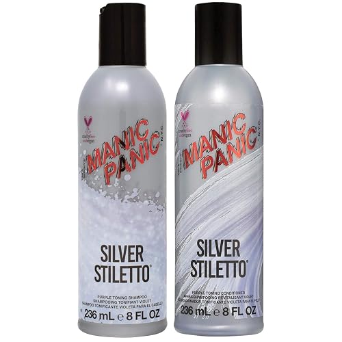 MANIC PANIC Silver Stiletto Shampoo and Conditioner Beauty & Personal Care MANIC PANIC