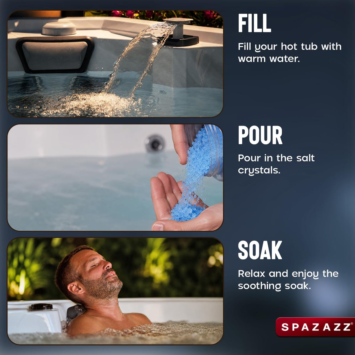 Hot Tub & Spa Aromatherapy Bath Salt Crystal Scents Spazazz Destinations Collection Bundle Aloha Paradise, Big Apple, City of Love, Cherry Blossom Beauty and Personal Care Spazazz
