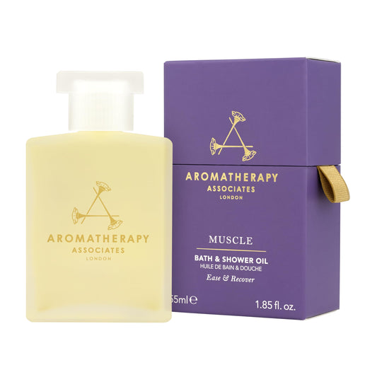 Aromatherapy Associates De-Stress Muscle Bath and Shower Oil, Natural Body Oil for Deep Relaxation and Comfort, Hydrating Body Made with 3 Essential Beauty and Personal Care Aromatherapy Associates