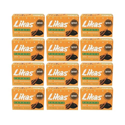 Original Likas Papaya Soap 1 pack - SET OF 10 Beauty & Personal Care Likas