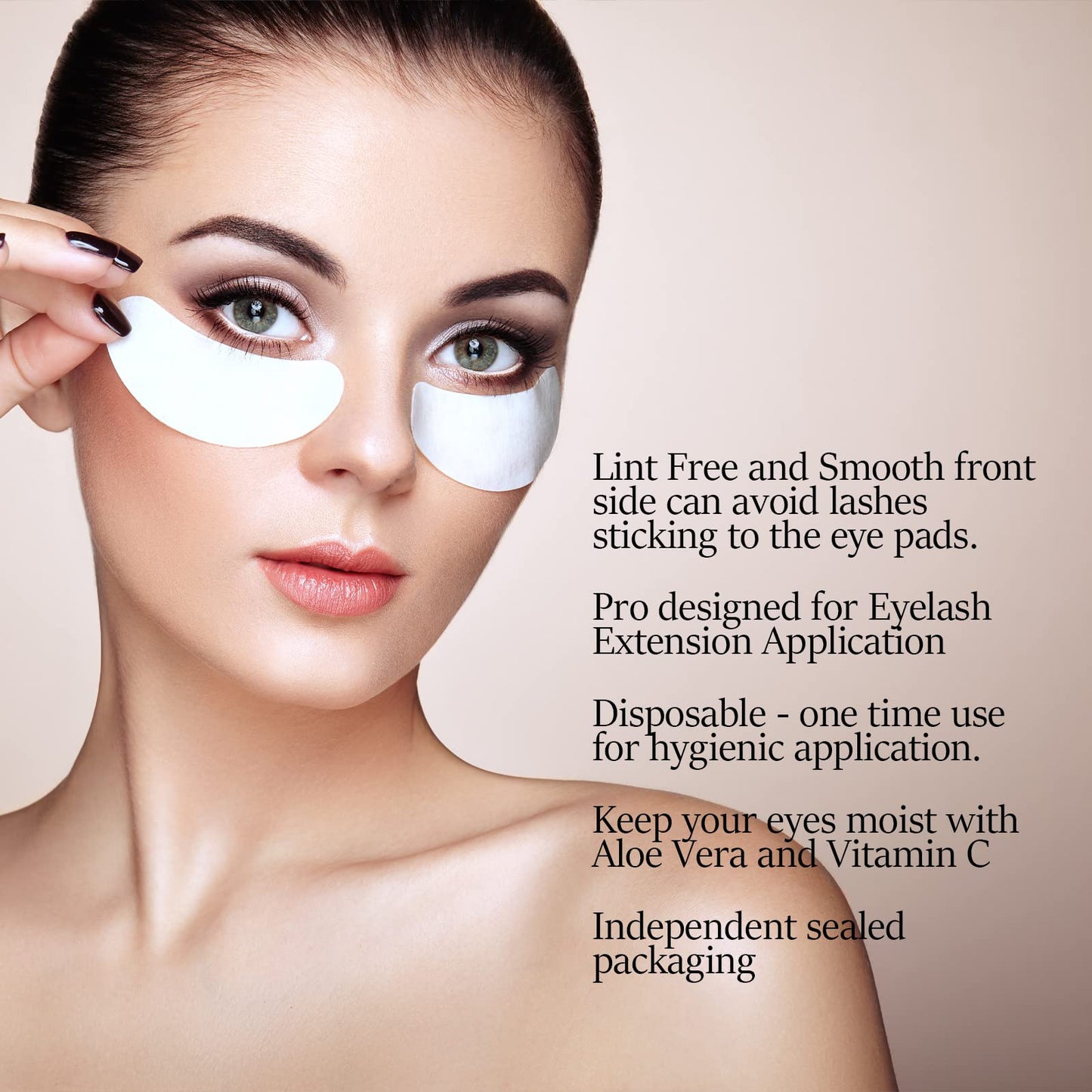 150 pairs GreenLife 100% Naturel Eyelash Extension Under Eye Gel Pads patches kit Collagen (50 150 300 Pairs) with Aloe Vera Hydrogel Eye Patches set Beauty & Personal Care GreenLife