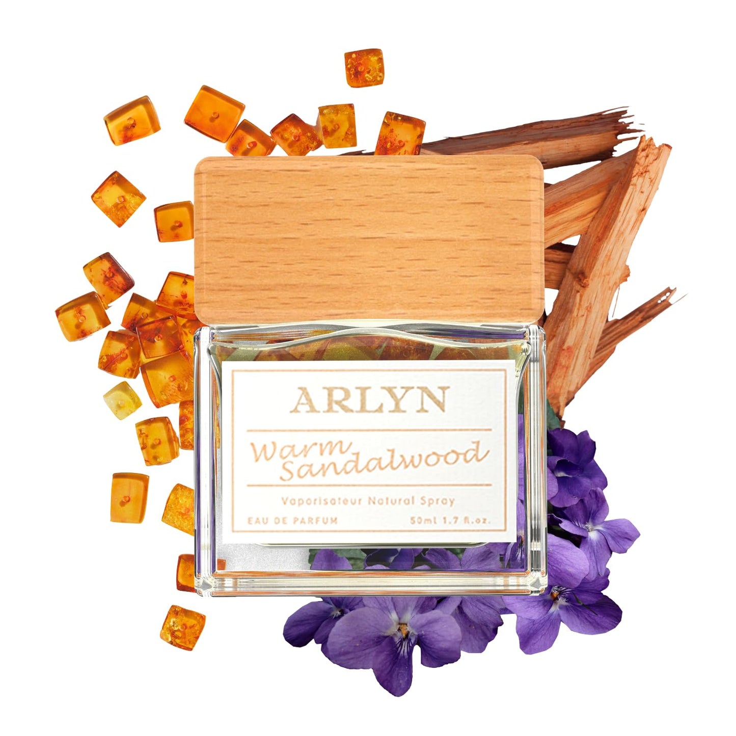 ARLYN Warm Sandalwood Eau De Parfum Inspired by San.t.al 33, Long-Lasting Perfume for Men and Women, Vegan & Eco-Conscious with Clean Ingredients Beauty & Personal Care ARLYN BY BELLEVUE PARFUMS