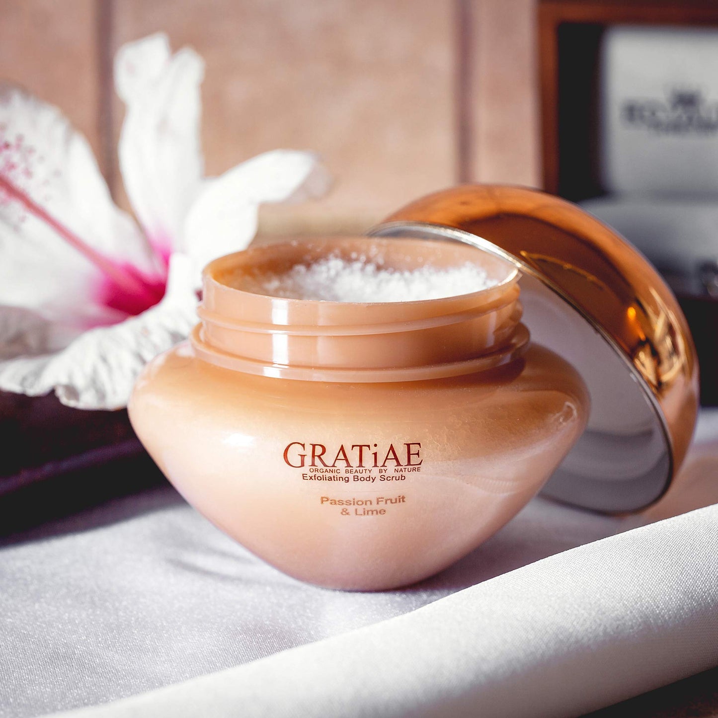 Gratiae Organics Exfoliating Body Scrub, Passion Fruit and Lime for All Skin Types 8.5 Fl oz Beauty & Personal Care Gratiae