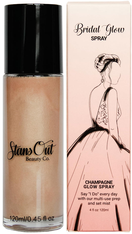 StansOut Beauty Co Bridal Glow Setting Spray | Dewy Illuminating Face Mist Fixing Spray for Makeup Finish | Long-Lasting Makeup Setting Spray for Face Beauty & Personal Care StansOut Beauty Company