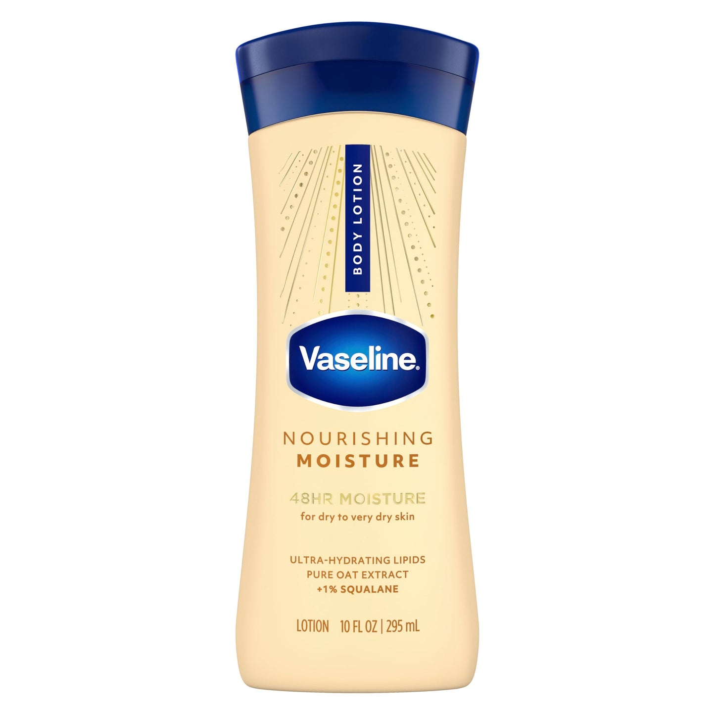 Vaseline Intensive Care Nourishing Moisture Body Lotion for Dry Skin, Lotion Made with Ultra-Hydrating Lipids + Pure Oat Extract for Nourished Beauty & Personal Care Vaseline