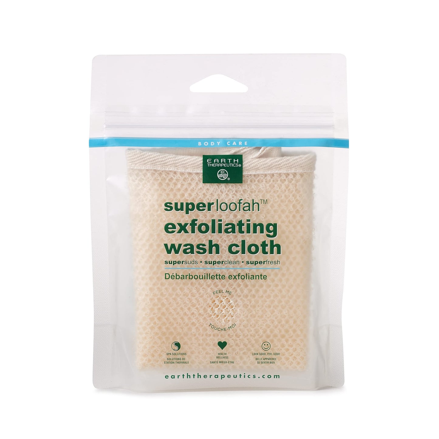 Earth Therapeutics SuperLoofah Exfoliating Wash Cloth Beauty and Personal Care Earth Therapeutics