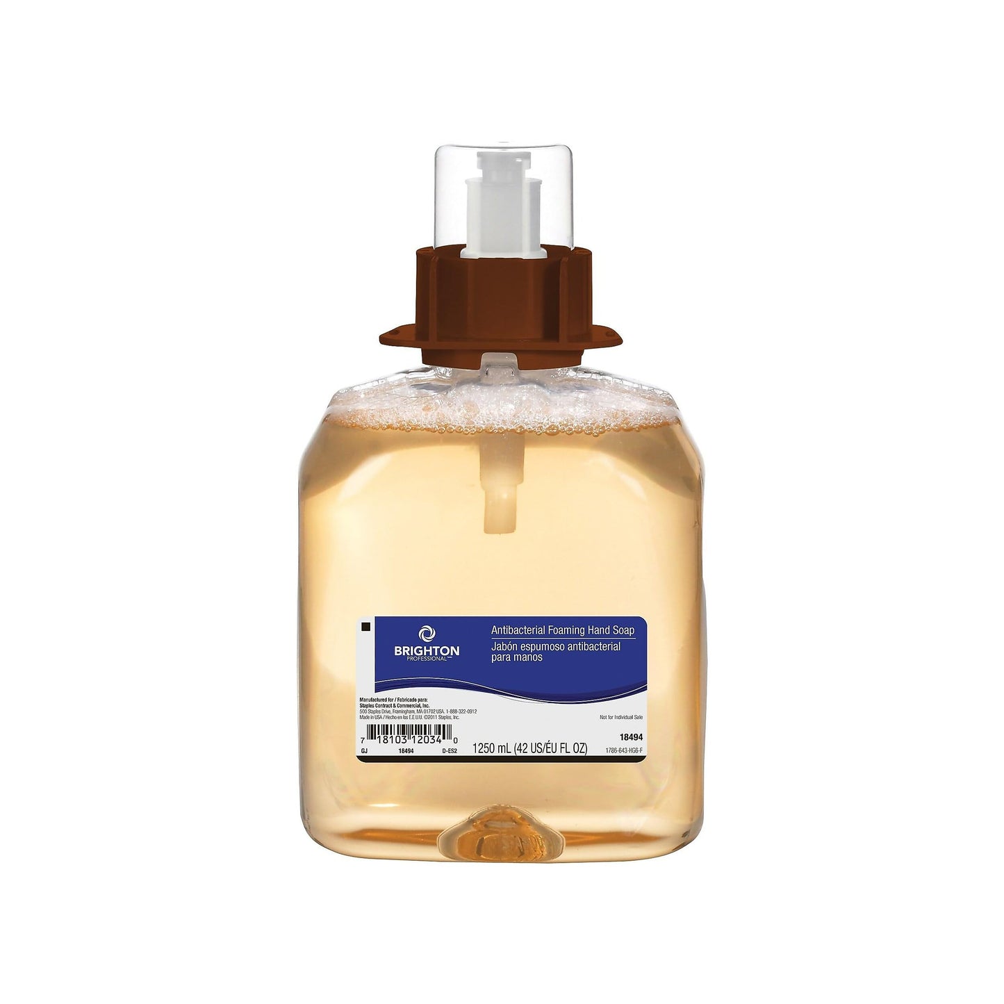 Coastwide Professional Antibacterial Foaming Hand Soap Refill for Coastwide Dispensers, Orange Scent, 1,250 mL, 4/Carton Beauty & Personal Care BRIGHTON PROFESSIONAL