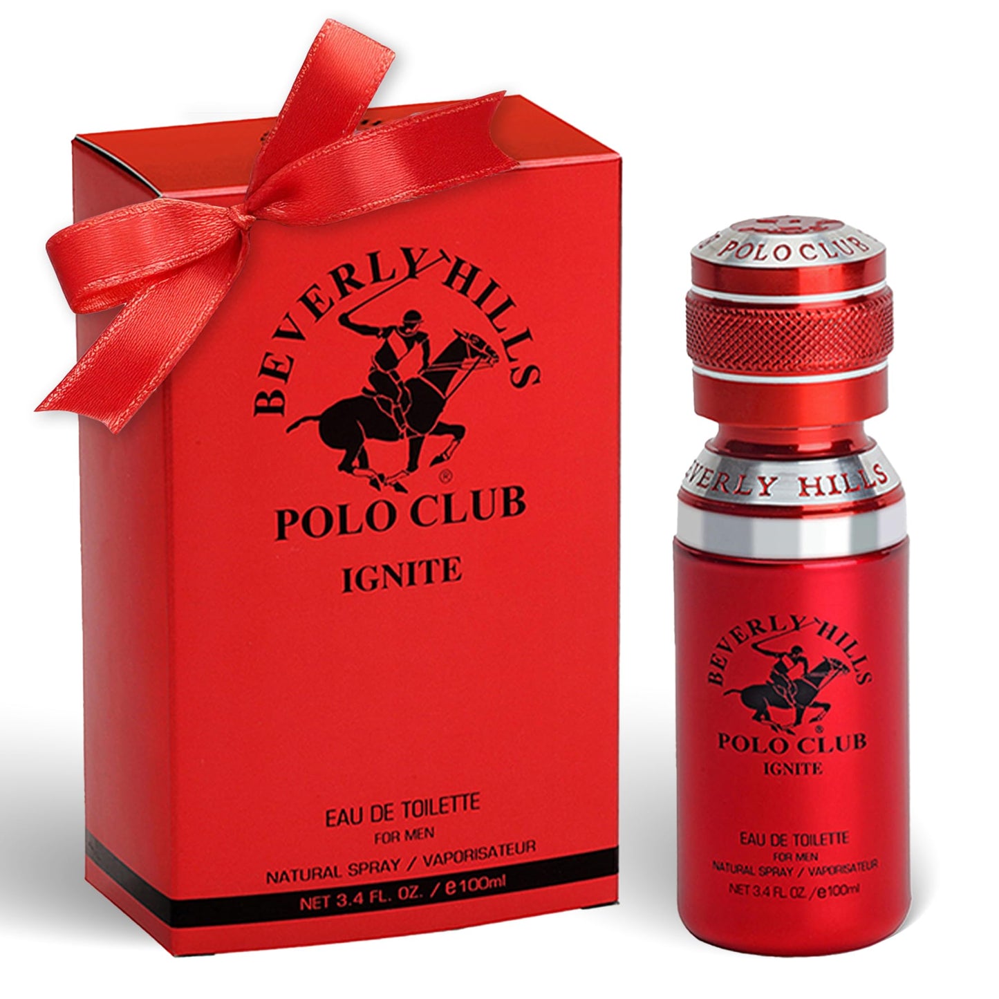 Beverly Hills Polo Club IGNITE - Cologne for Men with Notes of Vanilla, Cacao, Patchouli & Orchid - Sweet Floral Sexy Fragrance Scent - Eau De Beauty & Personal Care Beverly Hills Polo Club