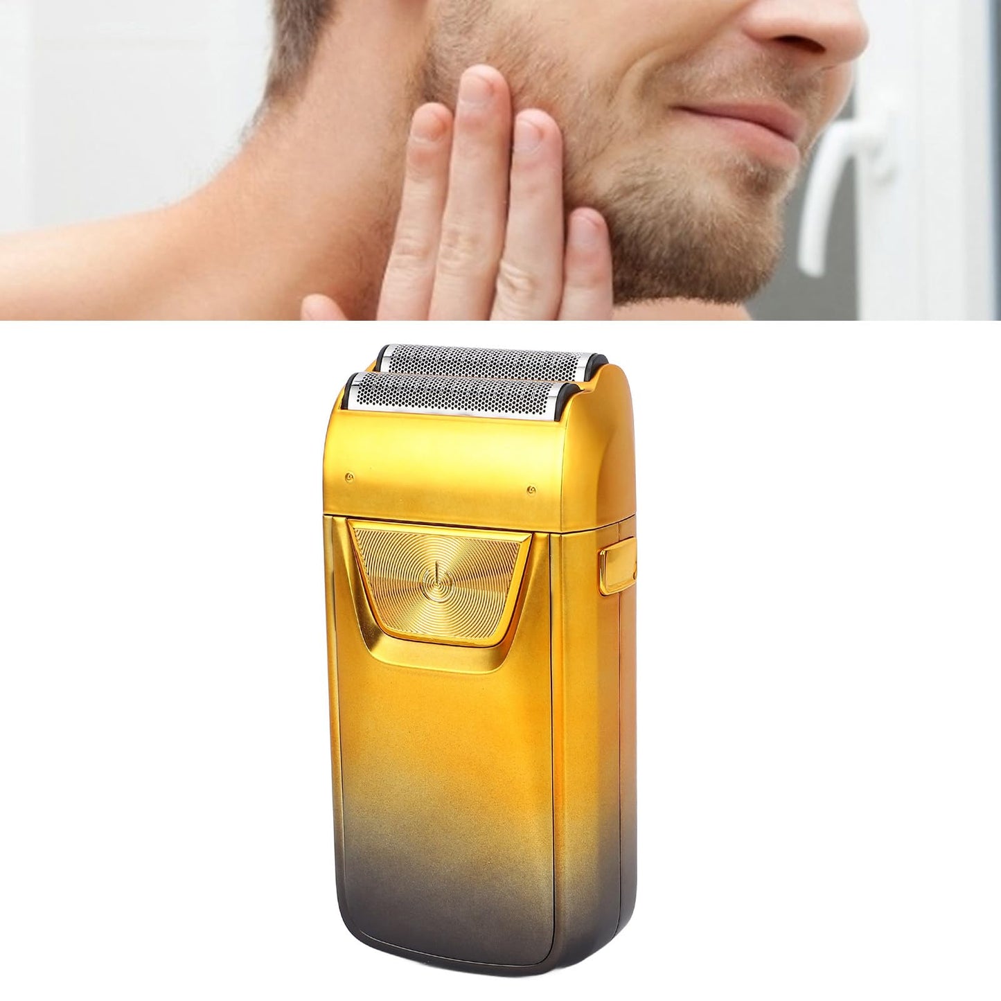 Brrnoo Electric Foil Clipper for Men LED Display Sideburn Clippers and Trimmer with 1200mAh Battery, Adjustable Head, Double Foils Hair and Beard Beauty and Personal Care Brrnoo
