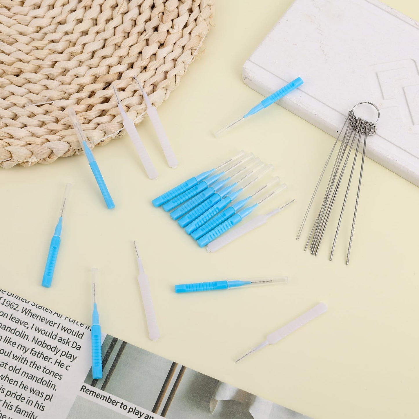 30pcs Shower Head Cleaner, 2 Styles Shower Head Cleaner Brushes & 10 Multi-Size Unclogging Needles Showerhead Cleaning Picks Brush Tool for Small Beauty and Personal Care lasuroa