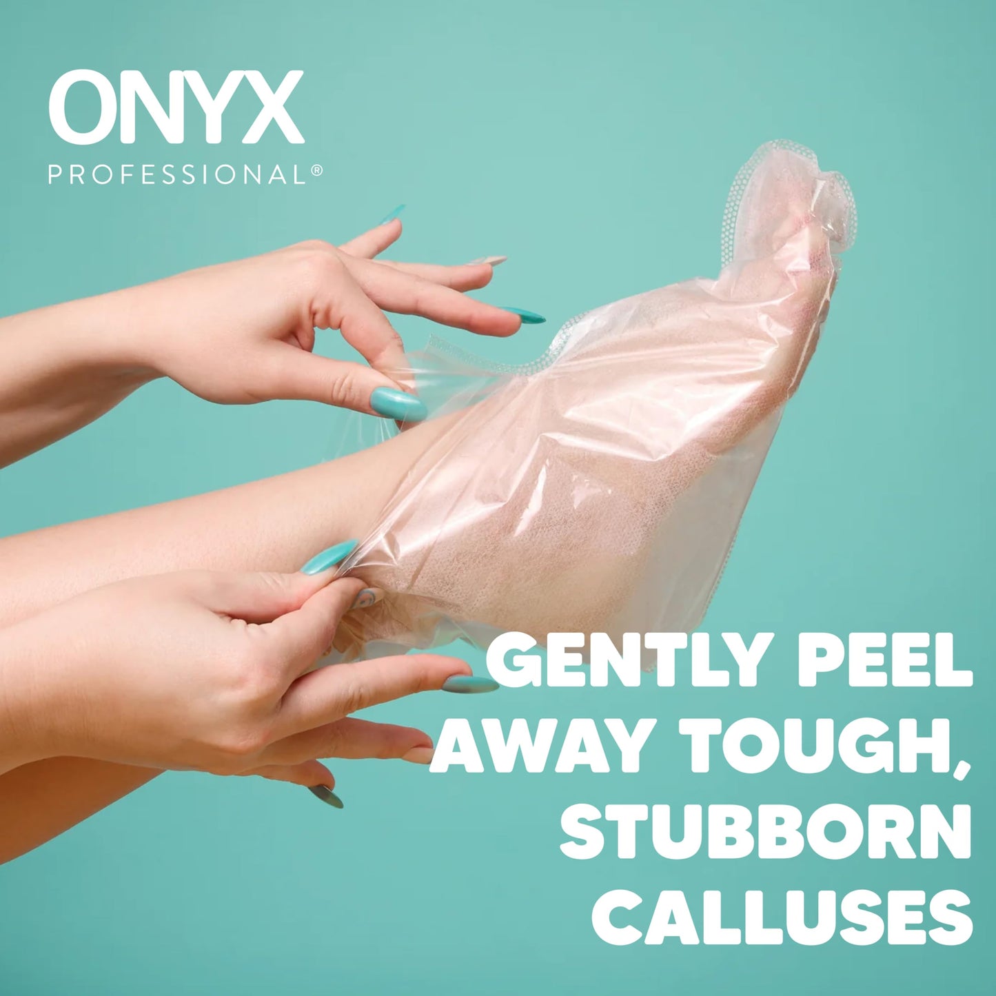 Onyx Professional Foot Peel Mask Callus Remover, 2 pack - Dead Skin Remover, Foot Exfoliator, Cracked Heel Repait, Peeling Callus Removing Foot Mask Beauty & Personal Care Onyx Professional