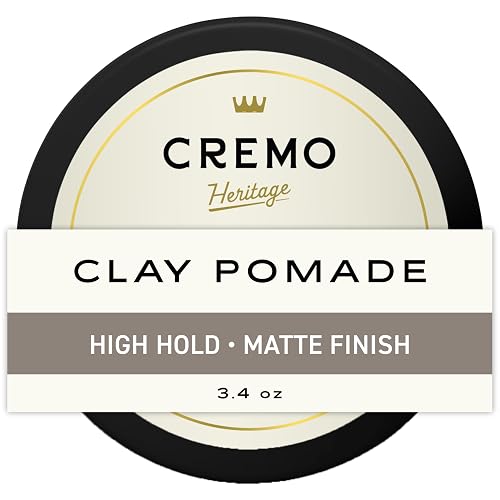Cremo Hair Styling Clay, Premium Barber Grade Sculpting Clay for Hair Styling, 3.4 Oz Beauty & Personal Care Cremo