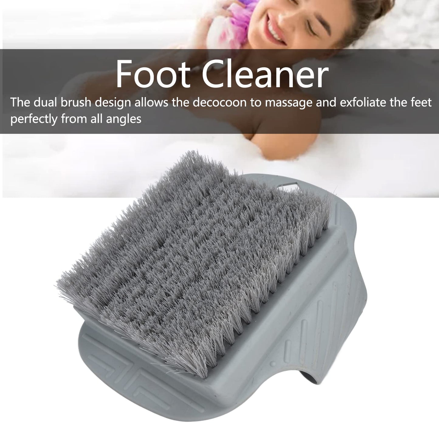 Shower Foot Scrubber Mat, Lazy Foot Scrubbing Brush with Nonslip Suction Cups Shower Foot Cleaner Feet Cleaner Washer Brush Foot Dead Skin Callus Beauty and Personal Care Beufee