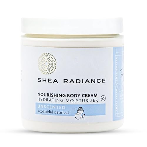 Shea Radiance Nourishing Body Cream with Colloidal Oatmeal | Hydrating Moisturizer for Sensitive Skin | Gentle Hydration with Long Lasting Moisture | Beauty & Personal Care Shea Radiance