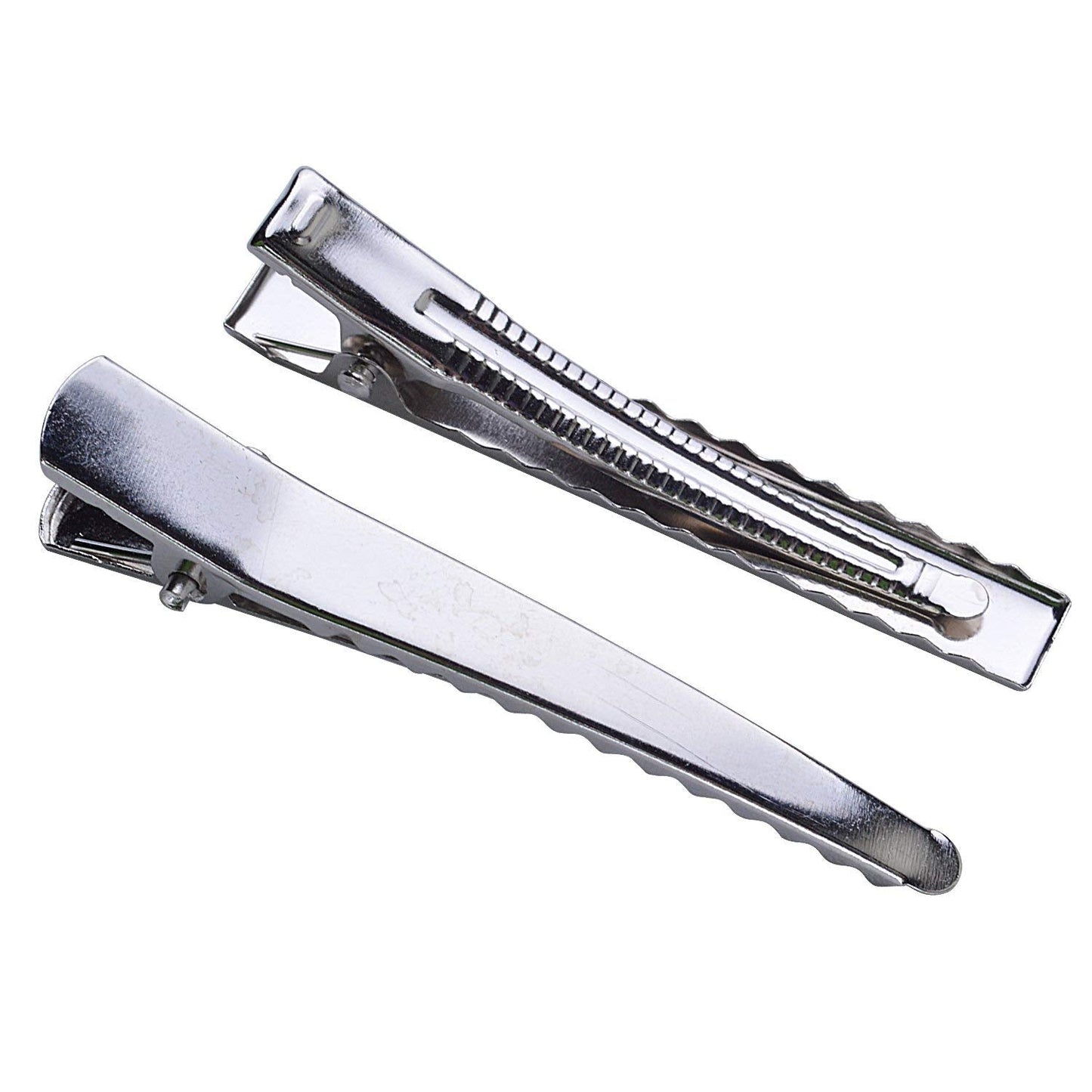 BronaGrand 60pcs Silver Large Long Alligator Hair Clip with Teeth for Arts & Crafts Projects, Dry Hanging Clothing, Office Paper Document Beauty & Personal Care BronaGrand