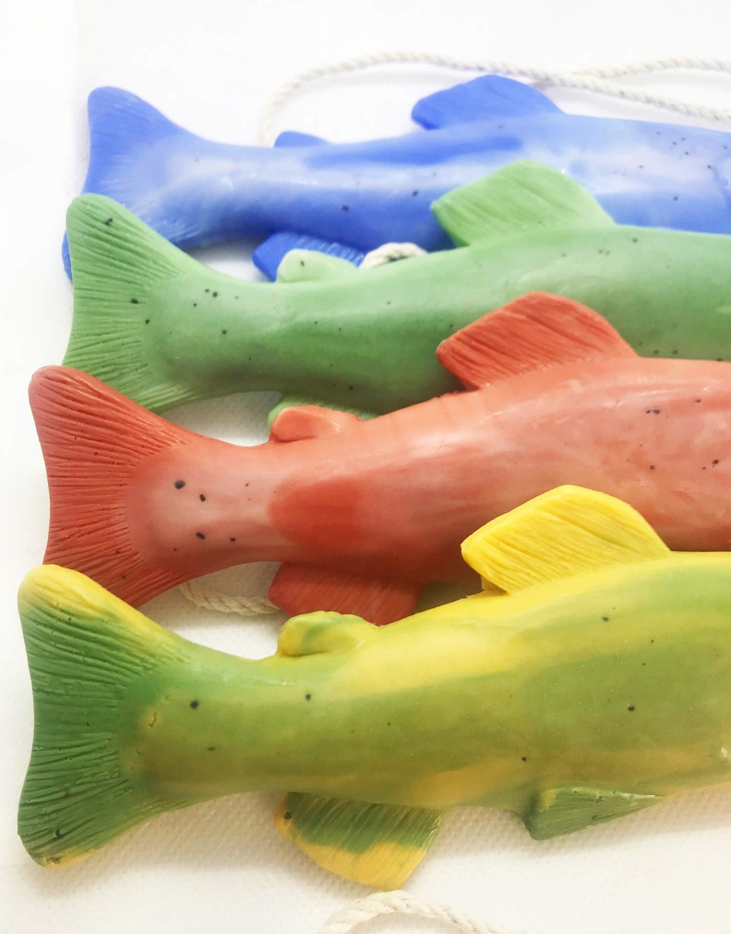 Green Trout Soap on a Rope, Soap for Men, Gifts for Kids, Eucalyptus Peppermint Essential Oil, handmade Soap (Pack of 1) Beauty & Personal Care Dope on a Rope