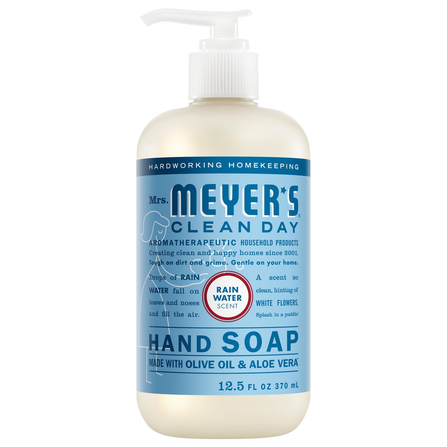 MRS. MEYER'S CLEAN DAY Hand Soap, Rain Water Scent, 12.5 Fl Oz Bottle Beauty & Personal Care Mrs. MEYER'S