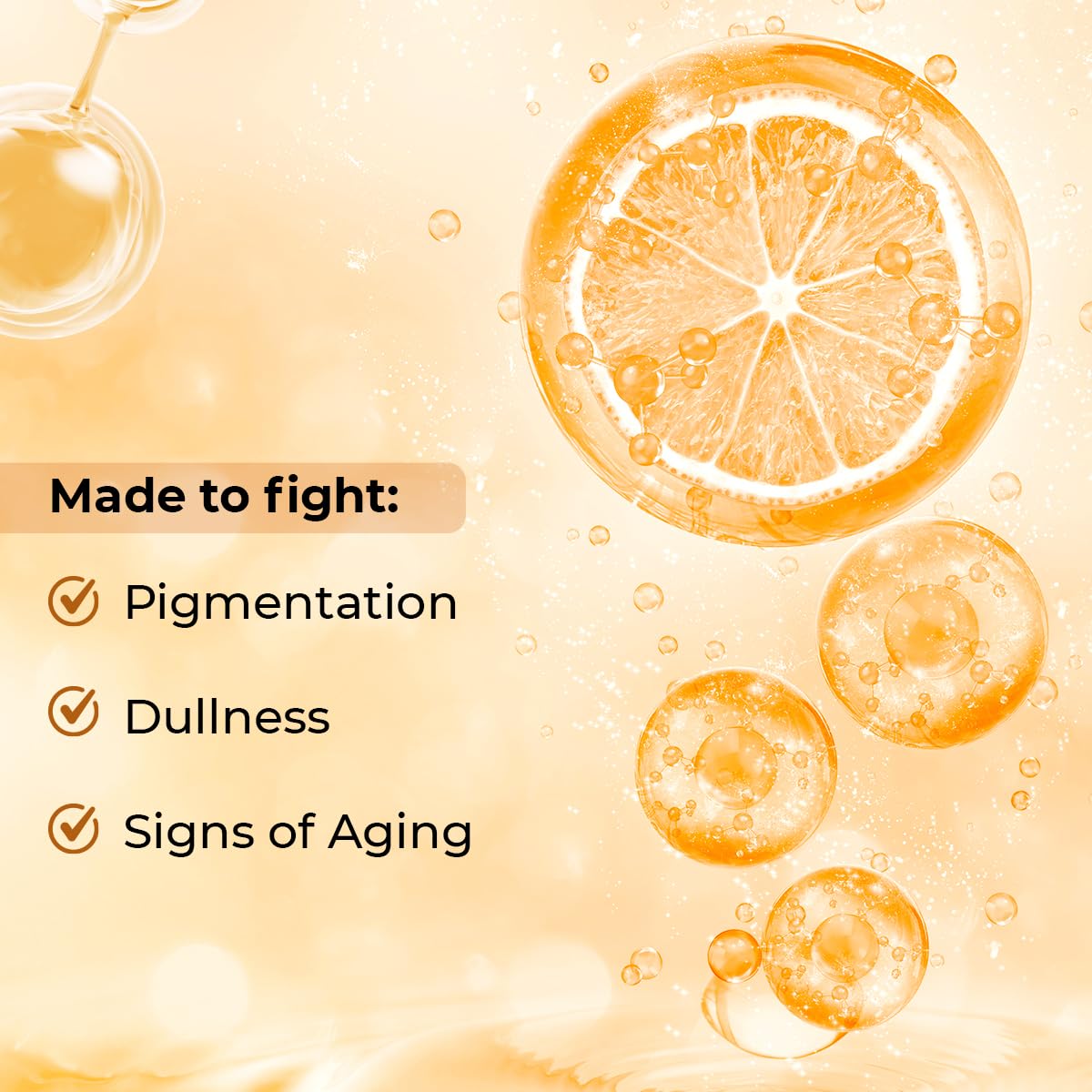 Conscious Chemist Vitamin C 10% Face Serum | 30ml | Brightening & Anti-Aging Serum with Ferulic Acid | Reduces Dark Circles, Fine Lines & Dullness | Beauty & Personal Care Conscious Chemist