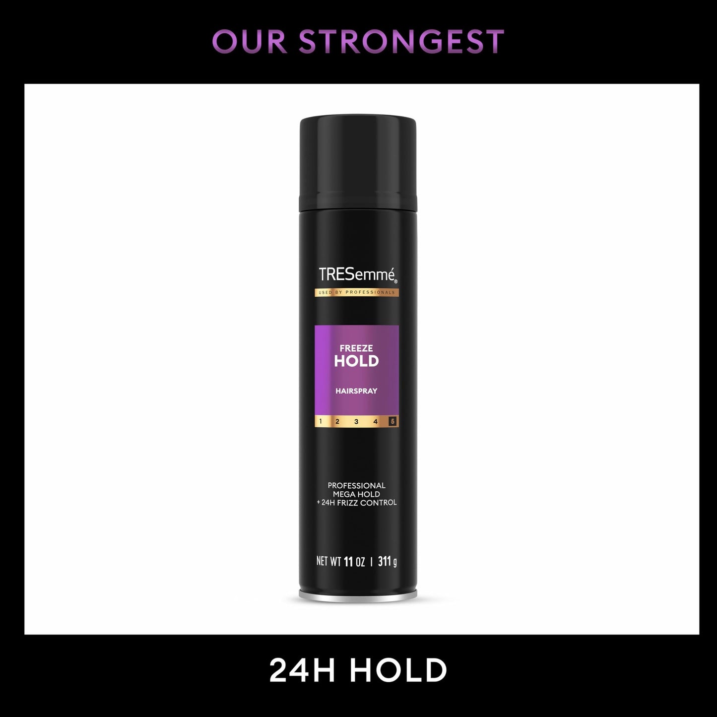 TRESemmé Hairspray Freeze Hold for 24-Hour Frizz Control and All-Day Humidity Resistance 11 Fl Oz Beauty & Personal Care TRESemmé