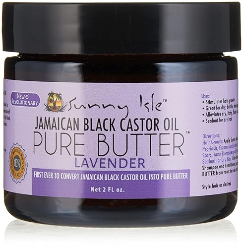 Sunny Isle Lavender Jamaican Black Castor Oil Pure Butter 2oz Beauty & Personal Care Sunny Isle