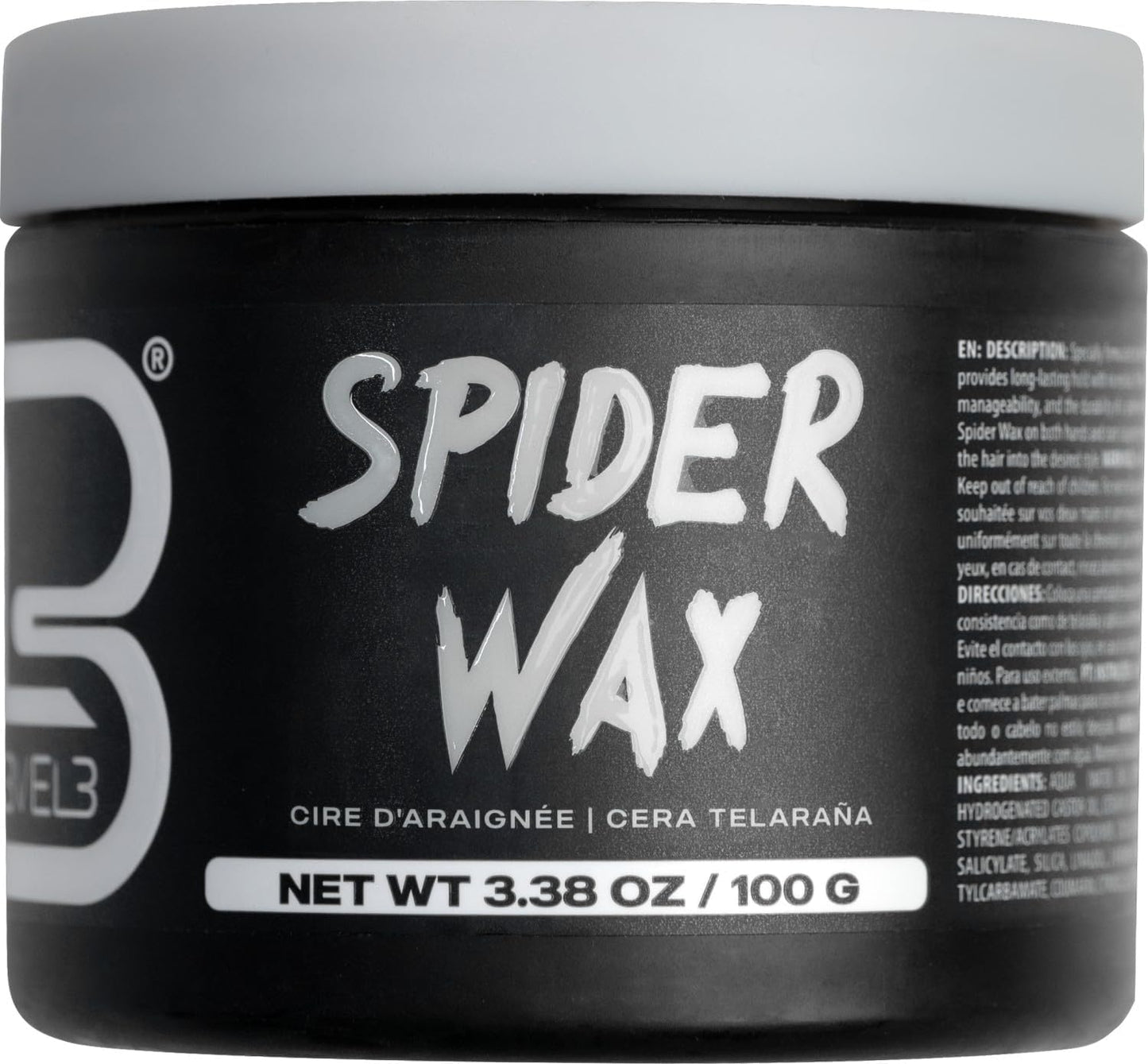 L3 Level 3 Spider Wax - Long Lasting and Strong Hold Improve Your Hair Volume and Texture Beauty & Personal Care L3