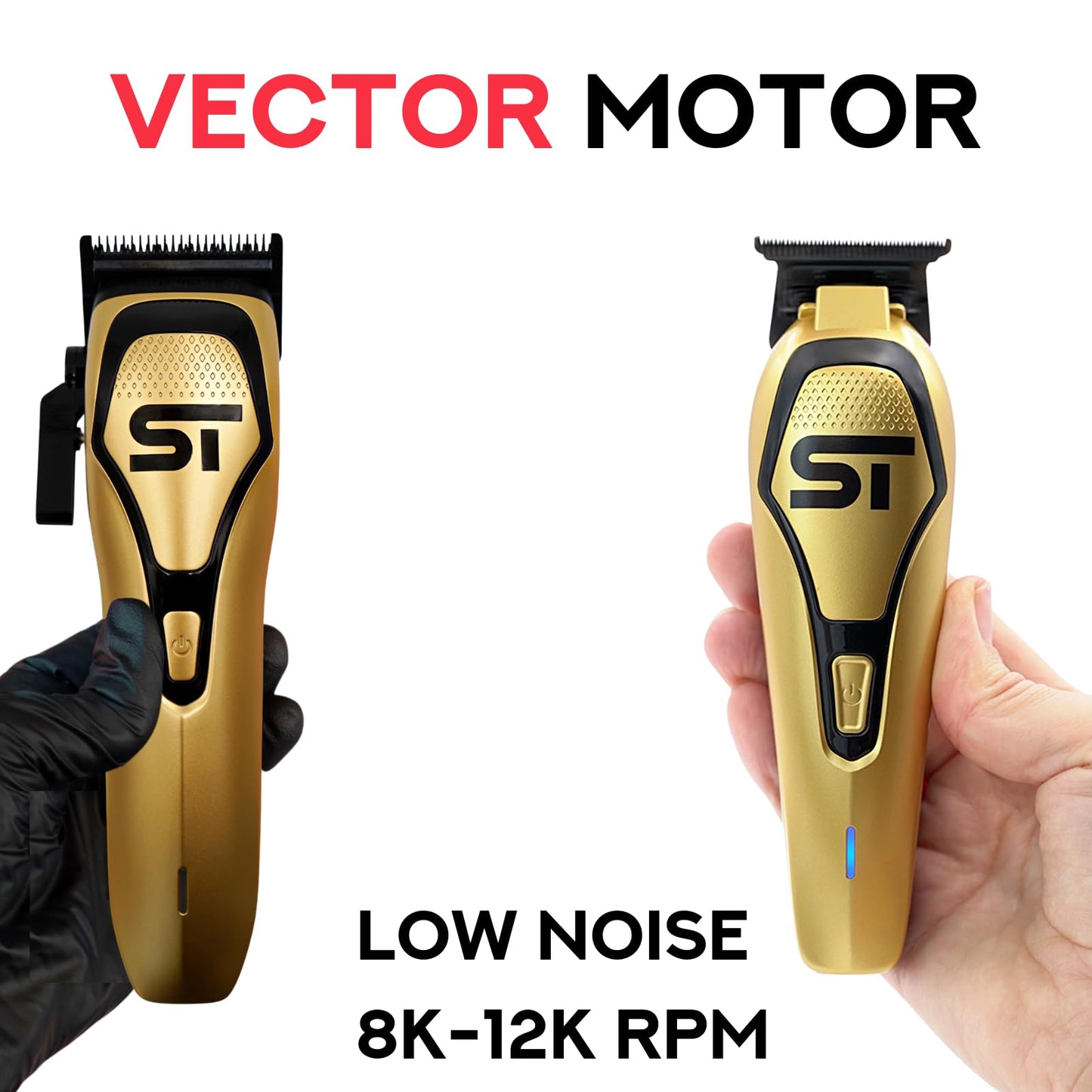 Supreme Trimmer Darkstar 72 Clipper & Trimmer Set with Magnetic Vector Motor - 180 Min Run Time, 9000 RPM Professional Hair Clipper & Beard Trimmer Beauty and Personal Care Supreme Trimmer