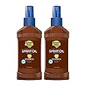 Banana Boat Deep Tanning Oil Spray SPF 4 | Dark Tanning Oil with SPF 4 Sunscreen, Water Resistant, 8Fl Oz each Twin Pack Beauty & Personal Care Banana Boat