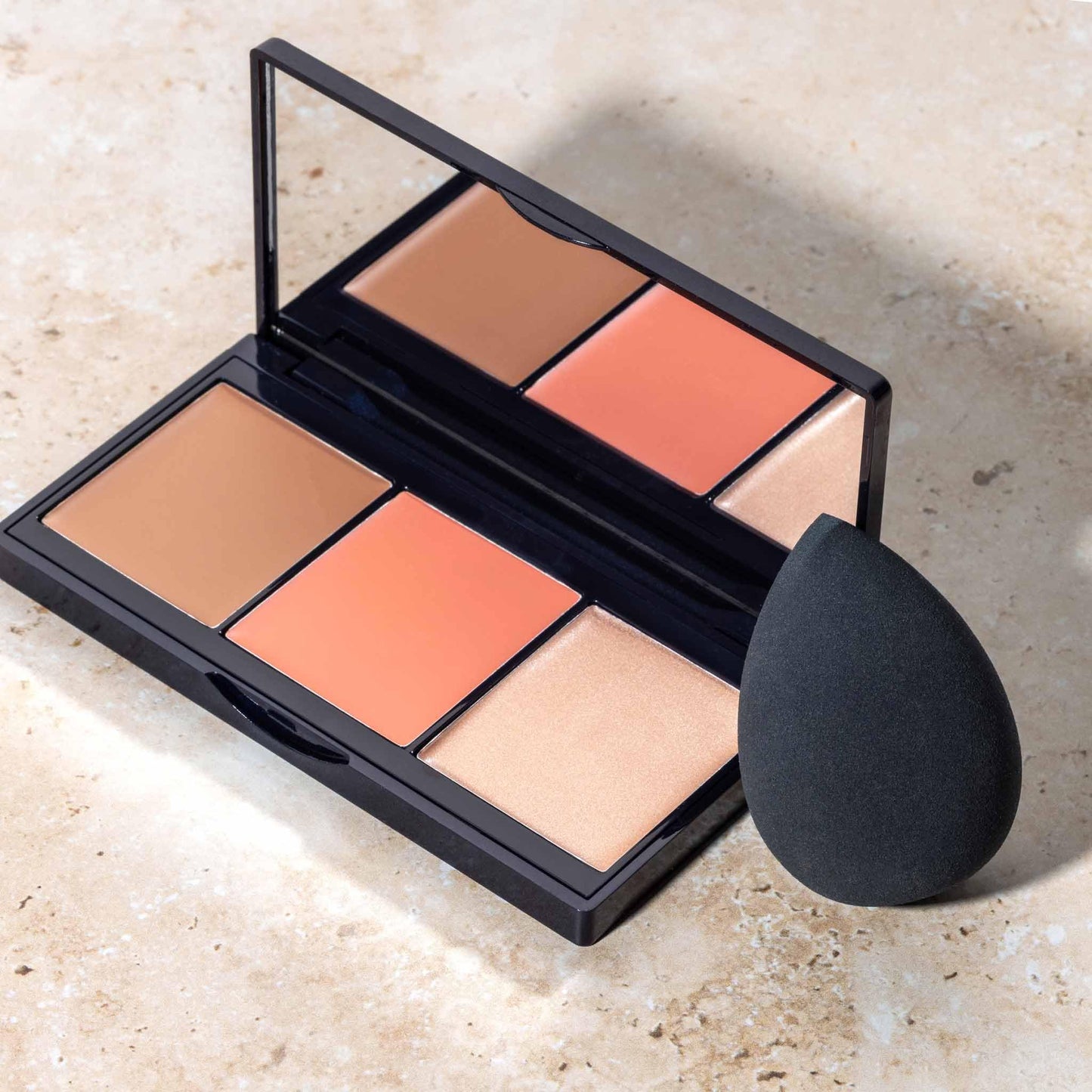 Lune+Aster Orion Creamy Cheek Trio | Ultra-Blendable Cream Bronzer, Blush And Highlighter Trio, All-In-One Palette Beauty & Personal Care Lune+Aster