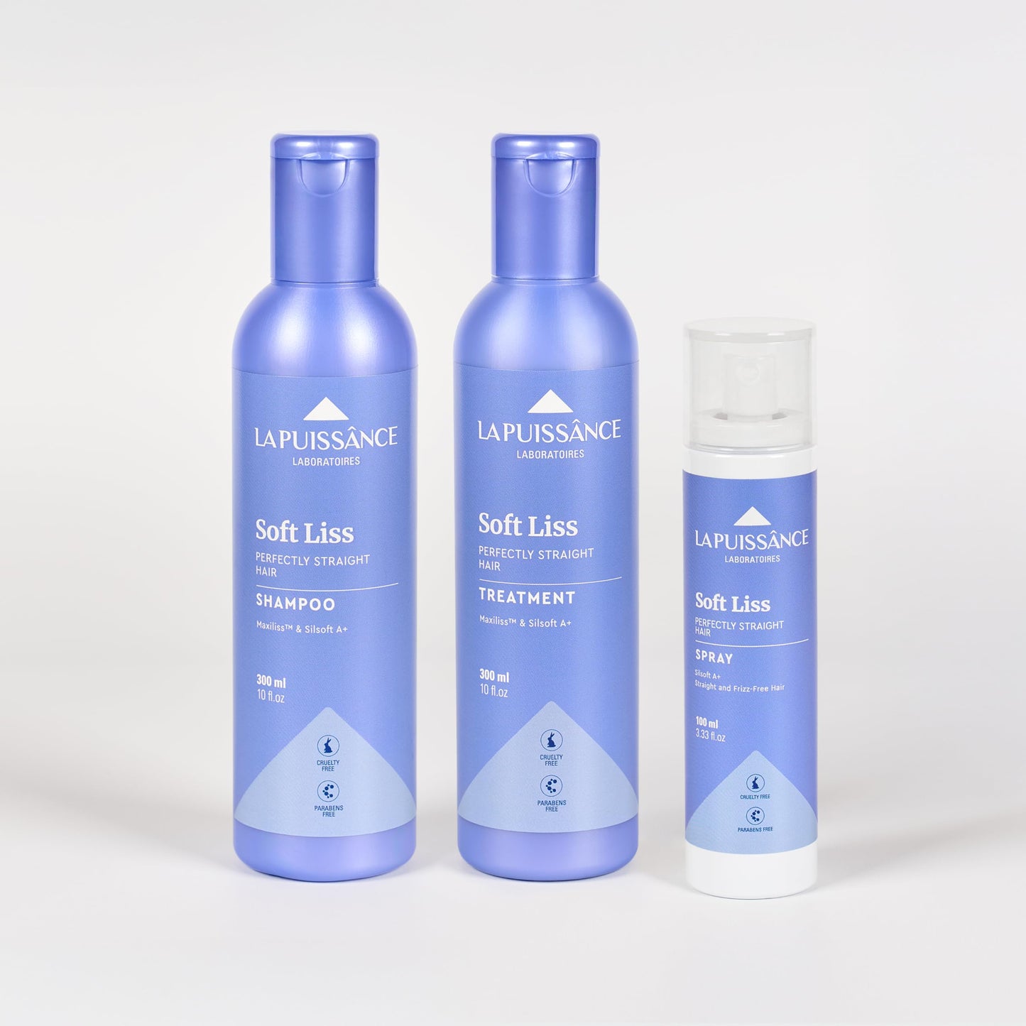 LA PUISSANCE Soft Liss 3-Step Maintenance Kit - Frizz Control & Shine System with Maxiliss & Silsoft A+ | Includes Shampoo, Conditioner & Spray | Beauty & Personal Care LA PUISSANCE