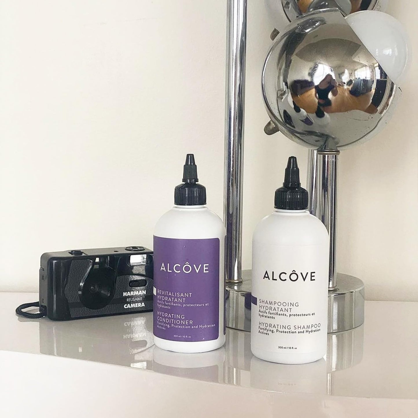 Alcôve - Hydrating Shampoo & Conditioner Duo - All Hair Types - Sulfate-Free - Moisturizing & Nourishing - With Evening Primrose Oil - Mango Extract Beauty & Personal Care Alcove