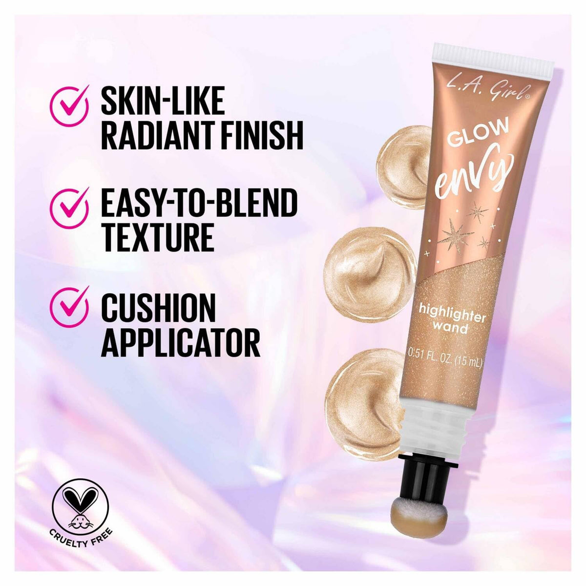 L.A. Girl Glow Envy Highlight Wand, Vibin’ GBL578