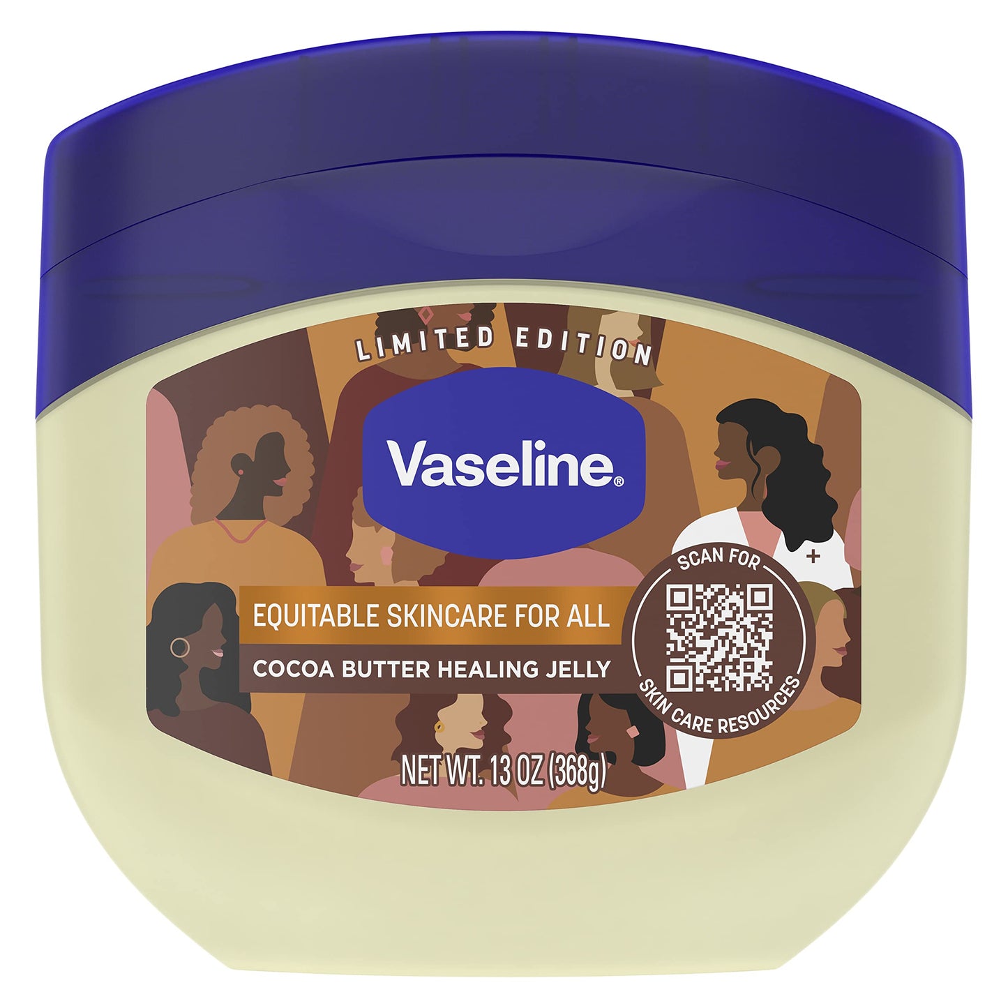 Vaseline Healing Jelly Moisturizer For Dry Cracked Skin Cocoa Butter Hypoallergenic 13 oz Beauty & Personal Care Vaseline