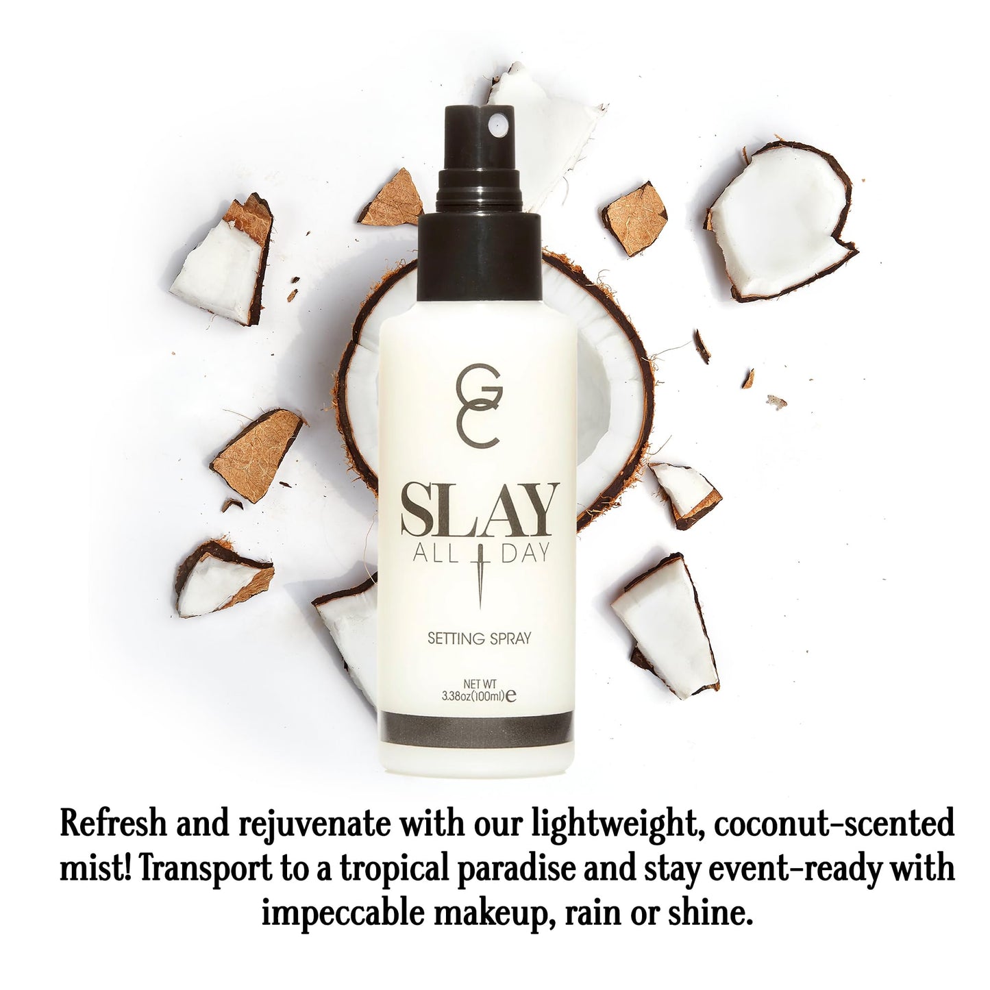 Slay All Day Setting Spray - Coconut by Gerard Cosmetic for Women - 3.38 oz Setting Spray Beauty & Personal Care Gerard Cosmetics