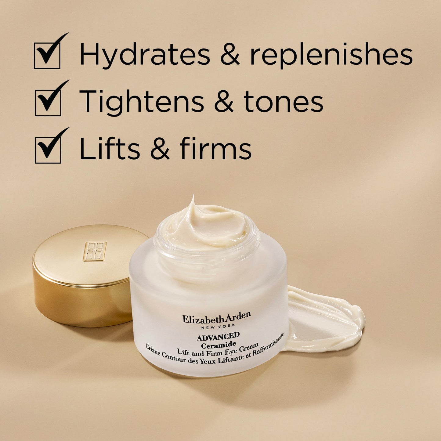 Elizabeth Arden Advanced Ceramide Lift and Firm Eye Cream, Moisturizing Formula for Reducing Undereye Wrinkles, Puffiness and Crow's Feet, 0.5 Oz Beauty & Personal Care Elizabeth Arden
