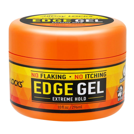 AllDay Locks Edge Gel Extreme Hold - Hair Gel for Maximum Control & Braiding, Natural Edge Lock & Fixer for Women & Men, Sleek Moisturizing Formula Beauty & Personal Care AllDay Locks