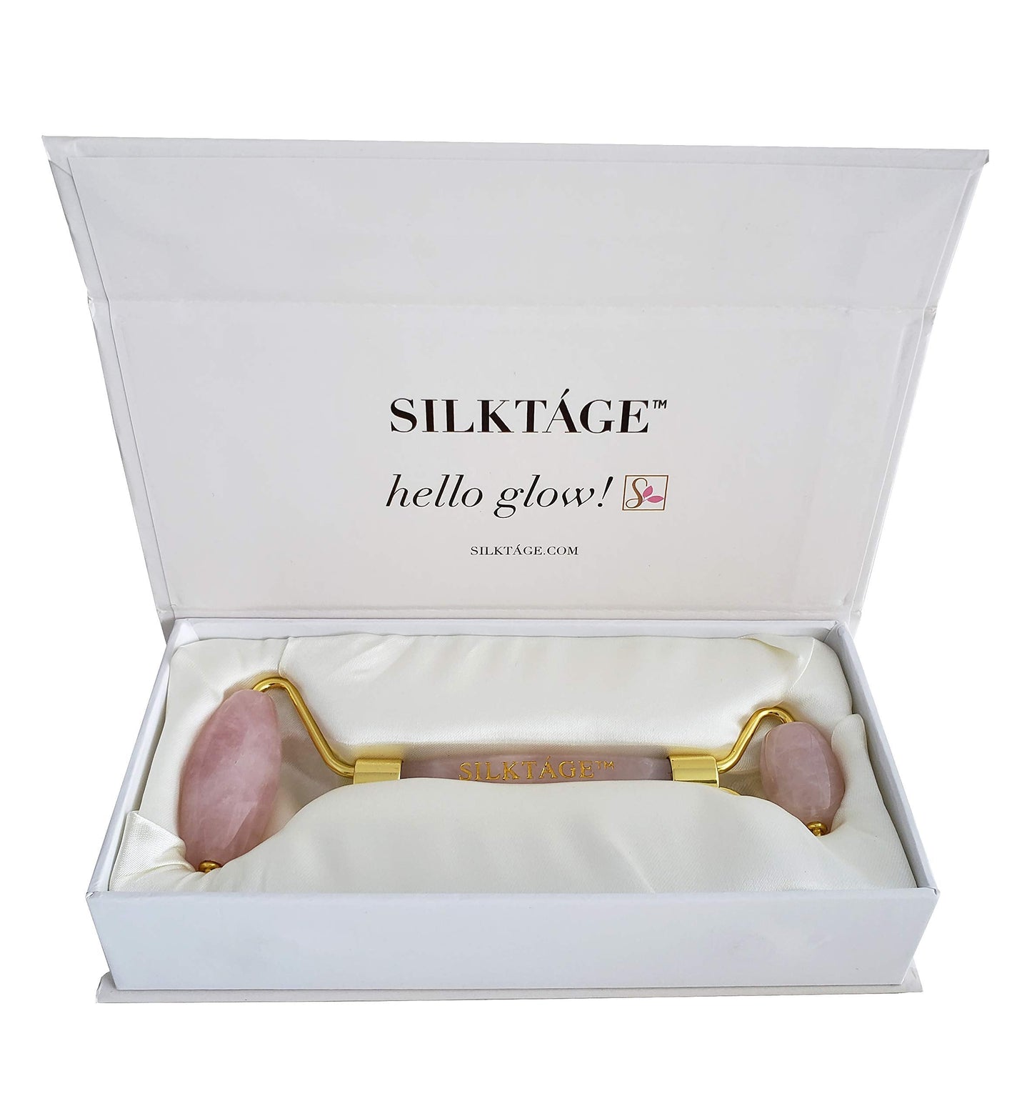 SILKTA?GE ROSE QUARTZ FACIAL ROLLER Beauty & Personal Care SILKTA?GE