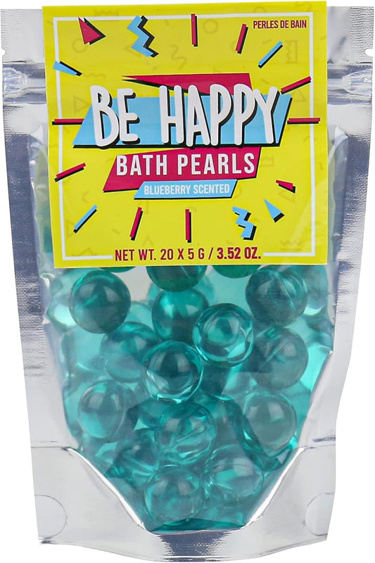 Gift Republic Bath Pearls Be Happy 20-Pack Blueberry Scent Beauty and Personal Care Gift Republic